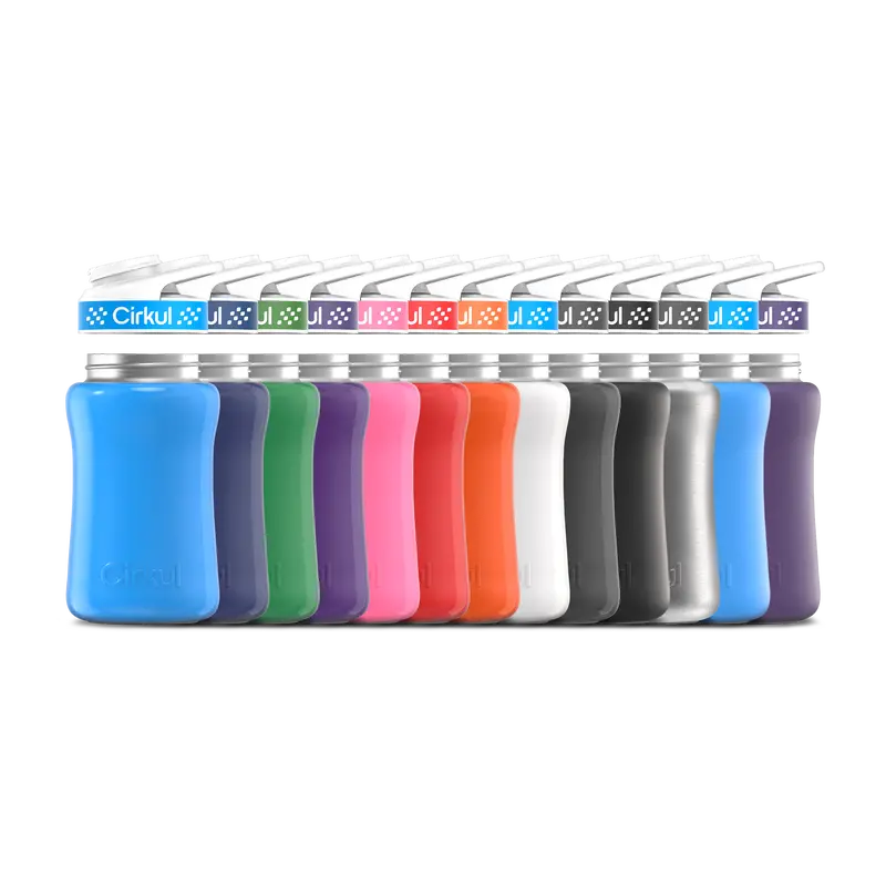 12Oz Stainless Steel Bottle With Comfort Grip Lid 1