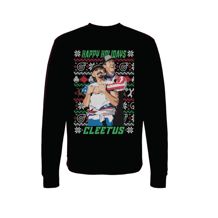 2025 Cleetus Ugly Holiday Sweater – Festive Knit Pullover 1