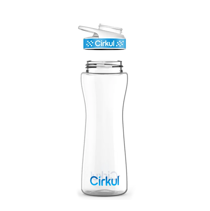 22Oz Durable Plastic Bottle With Blue Comfort-Grip Lid 1
