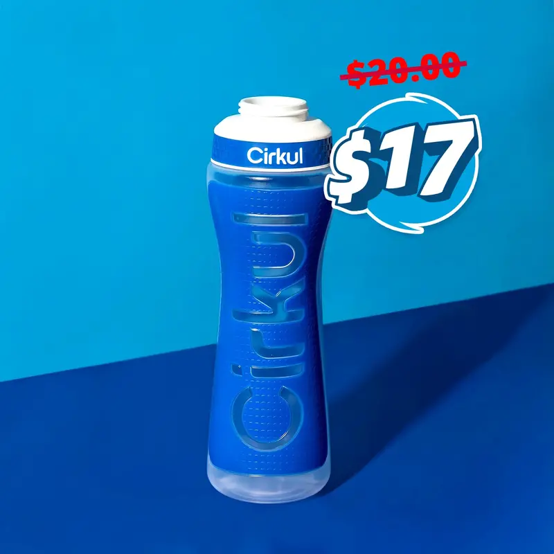22Oz Grip Squeeze Plastic Bottle With Sport Lid 1