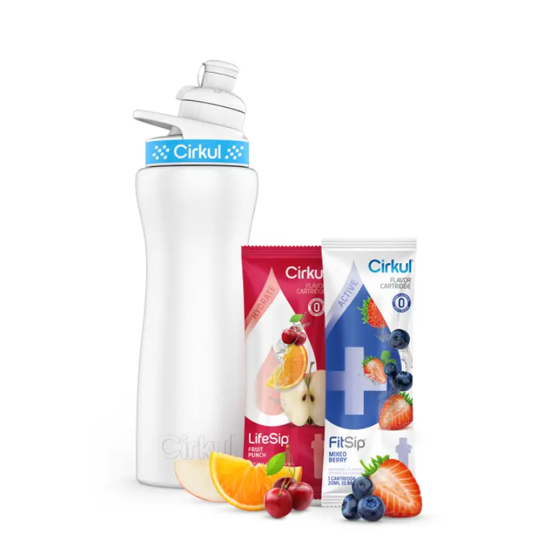 22Oz Stainless Steel Starter Kit With Lid And 2 Cartridges 1