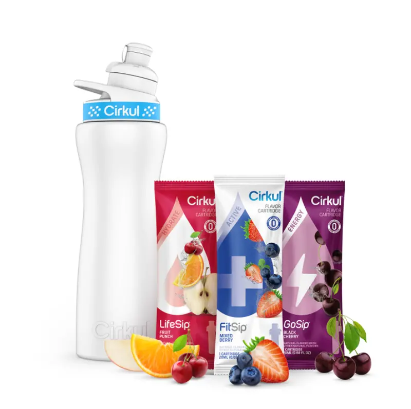 22Oz Stainless Steel Starter Kit With Lid And 3 Cartridges 1