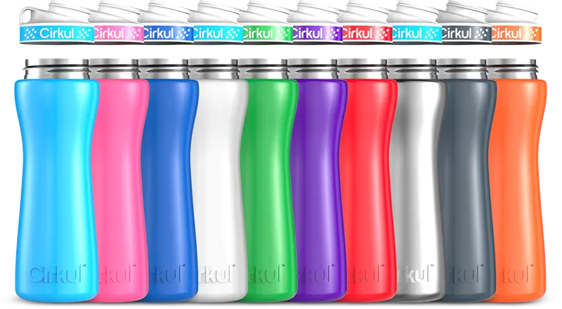 22Oz Vacuum-Insulated Stainless Steel Bottle With Comfort Grip Lid 1