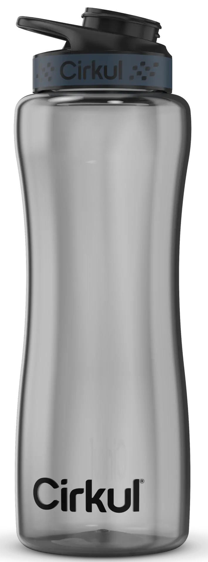 32 Oz Matte Black Tint Plastic Cirkul Bottle With Comfort-Grip Lid 1
