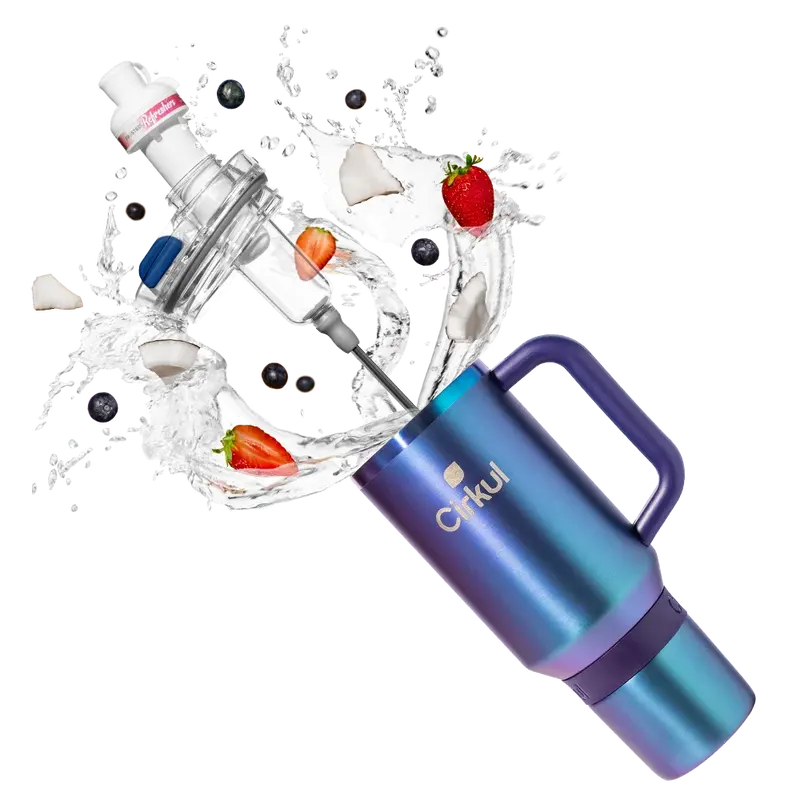 40 Oz Chameleon All-Day Strawsip™ Tumbler – Color-Shifting Design 1