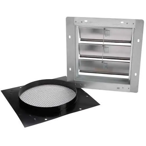 441 Exterior Wall Cap With Built-In Rain Guard And Insect Screen 1