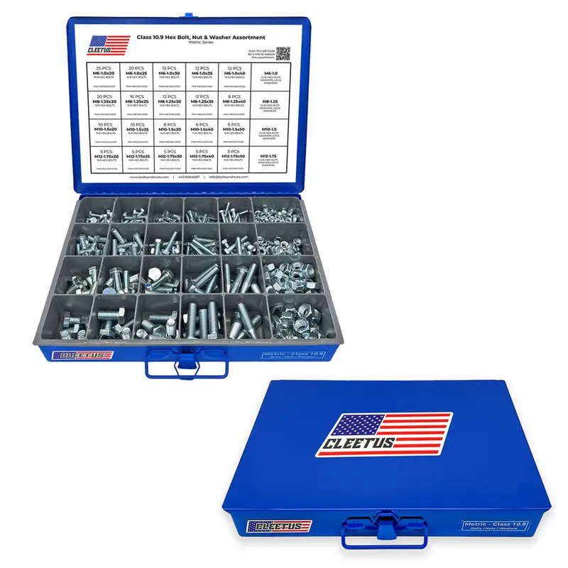 600-Piece Metric Hex Bolt, Nut & Washer Kit 1