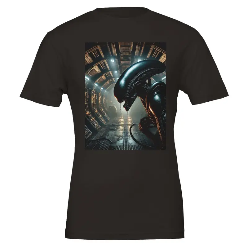 Alien Film Graphic Unisex Crewneck T-Shirt – Bella + Canvas 3001 4