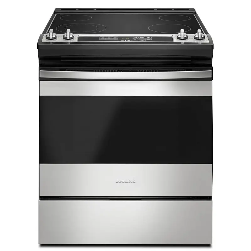 Amana 30-Inch Slide-In Electric Range With Smooth Cooktop – Yaes6603Sfs 1