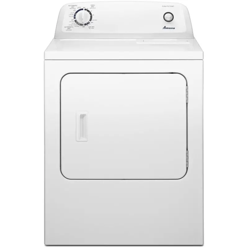 Amana 6.5 Cu. Ft. Electric Dryer With Moisture Sensing – Yned4655Ew 1