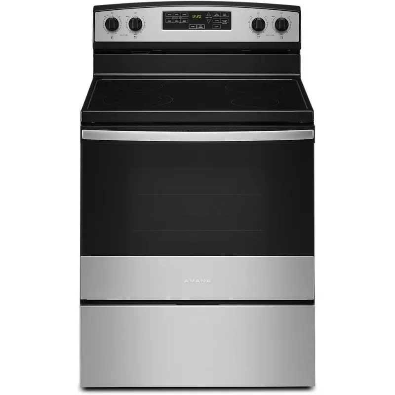 Amana Yaer6603Sms 30-Inch Freestanding Electric Range With True Convection 1