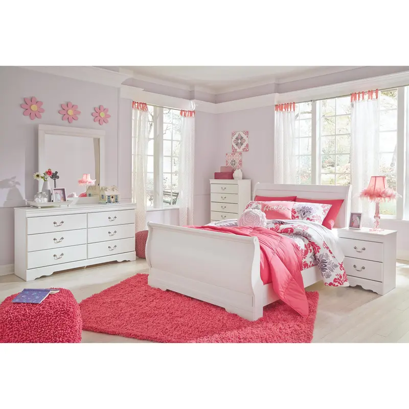 Anarasia Full Sleigh Bedroom Set – 6-Piece Ashley Signature Design 1