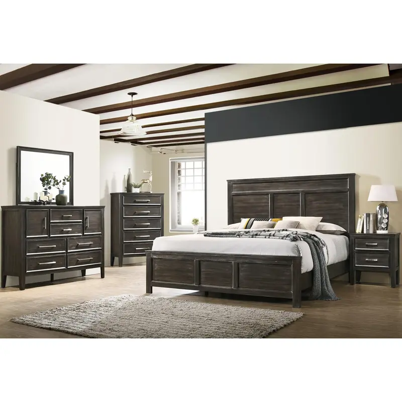 Andover B677B Queen Panel Bedroom Set – 6-Piece Elegant Bedroom Suite 1