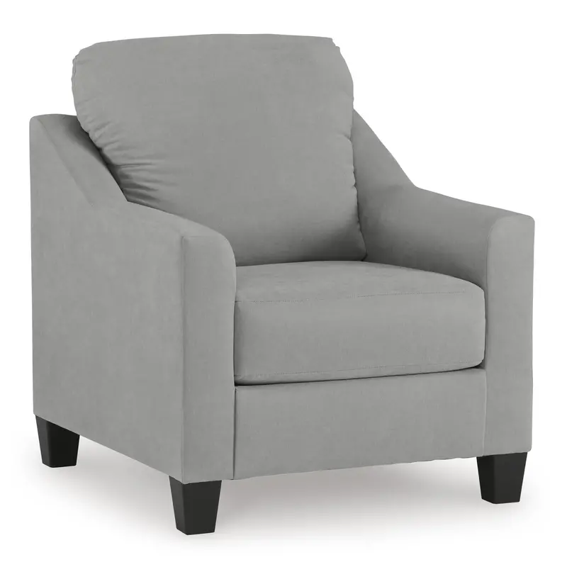 Ashley Adlai Accent Chair – Stylish Single-Seat Armchair With Tailored Back And Wooden Base 1
