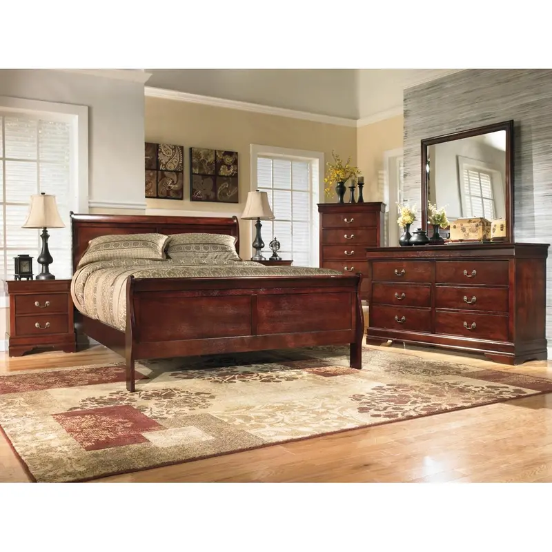 Ashley Alisdair 5-Piece King Sleigh Bedroom Ensemble – B376B21 1