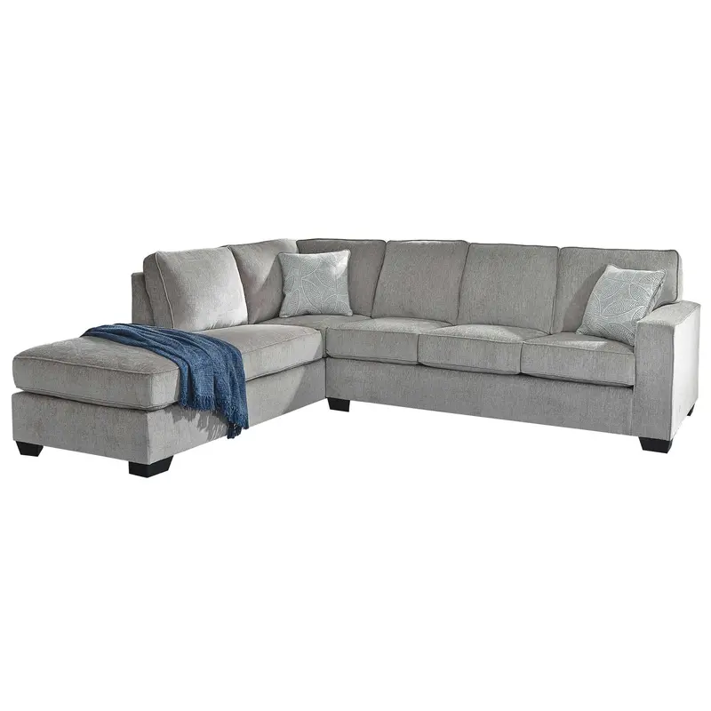 Ashley Altari Fabric 2-Piece Sectional – Compact L-Shaped Seating – Models 8721416/8721467 1