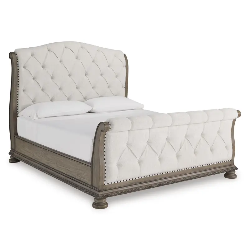 Ashley Ardenfield B944B4 King Size Upholstered Sleigh Bed – Classic Bedroom Design 1