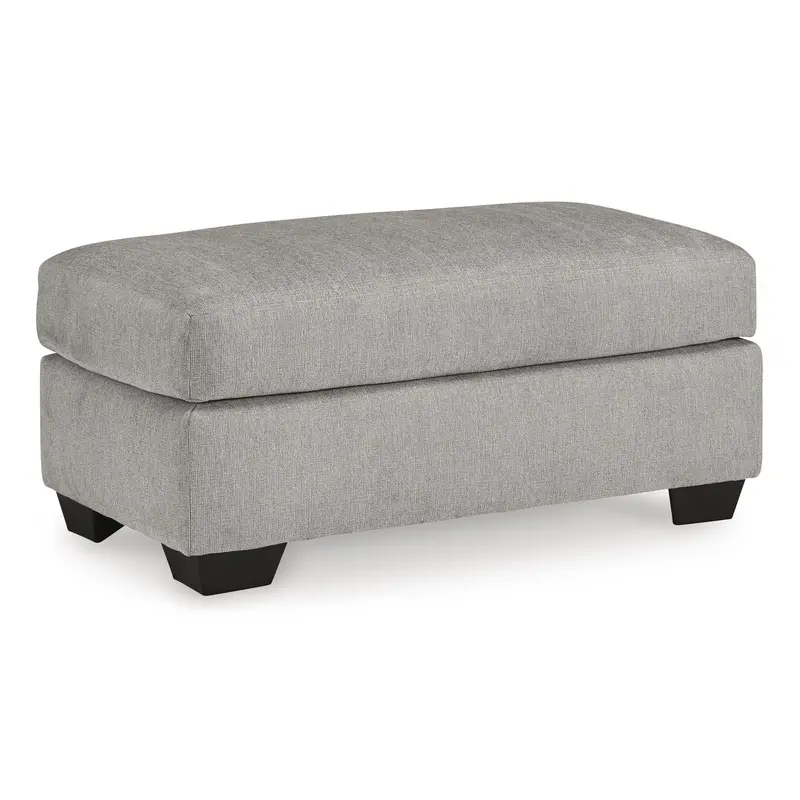 Ashley Avenal Park Ottoman – Coordinating Footrest With Button-Tufted Cushioning And Wood Legs 1