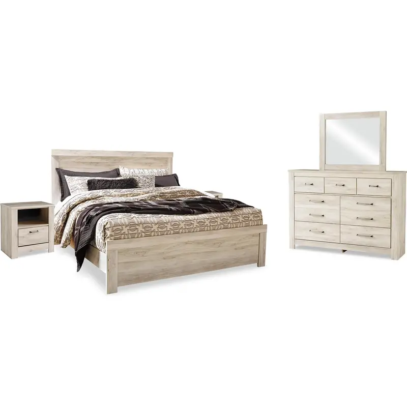 Ashley Bellaby 7-Piece King Panel Bedroom Collection With Crown Molding (B331B22) 1