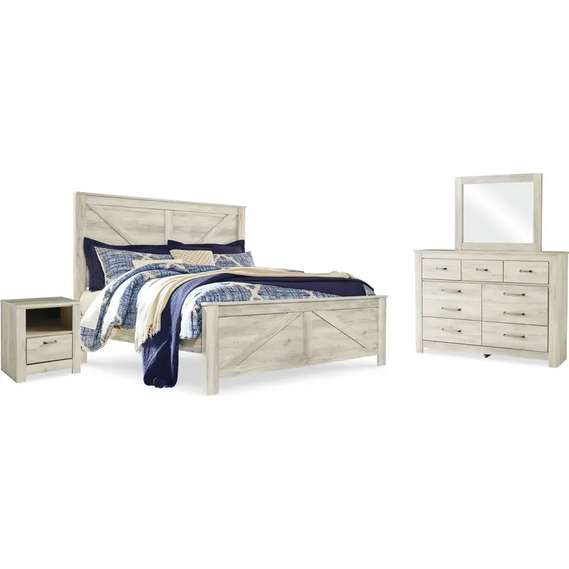 Ashley Bellaby B331B15 King Bedroom Set – 6-Piece Panel Collection 1