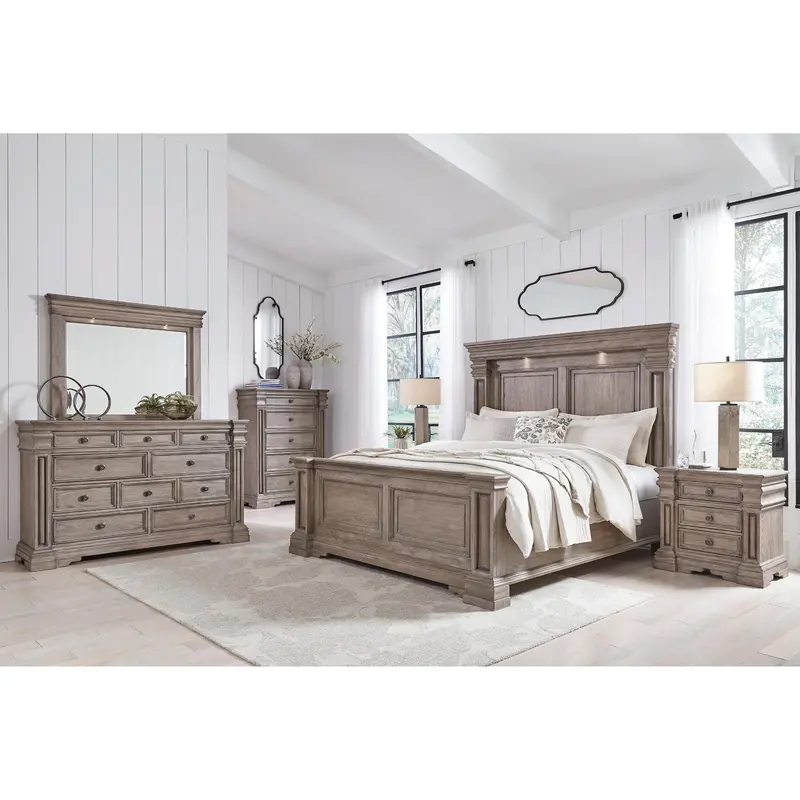 Ashley Blairhurst B916 Queen Panel Bedroom Set – 8-Piece 1