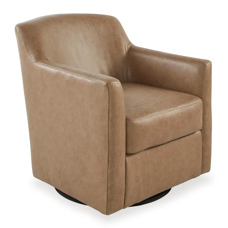 Ashley Bradney A3000323 Swivel Accent Chair With Nailhead Trim 1