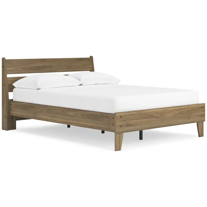 Ashley Deanlow Eb1866B2 Full Platform Panel Bed – Low-Profile Modern Bedroom Furniture 1