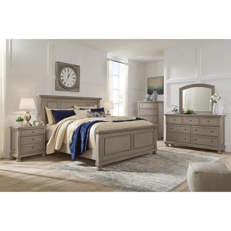 Ashley Lettner B733B43 Queen Bedroom Set – 6-Piece Panel Collection 1