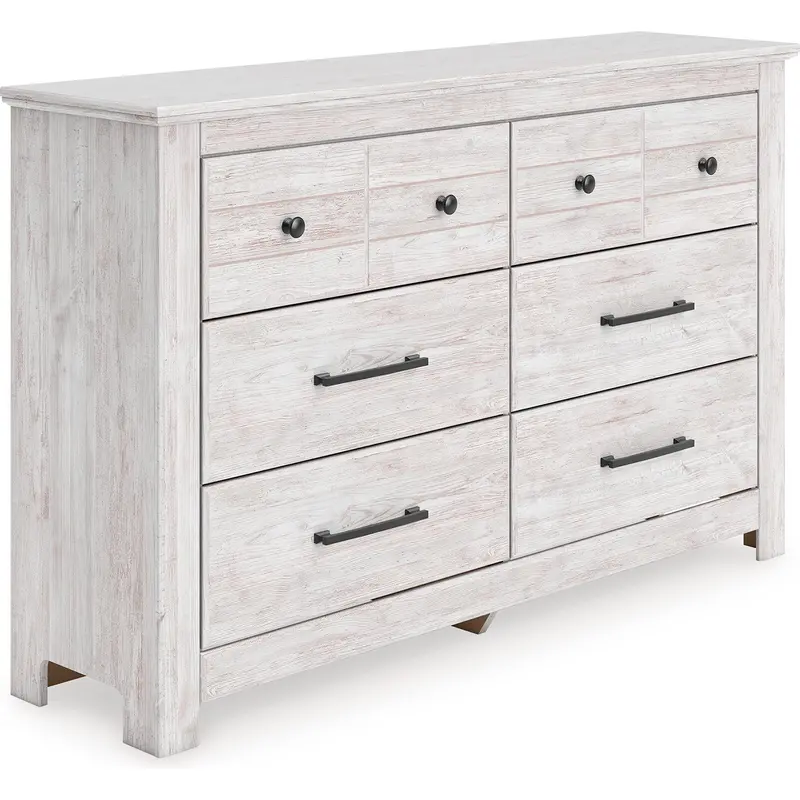 Ashley Makidern Pcb1171-31 Six-Drawer Dresser With Soft-Close Hardware 1