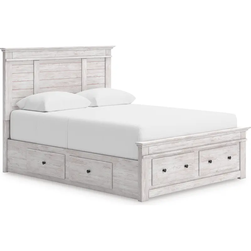 Ashley Makidern Queen Panel Bed With Under-Bed Storage – Versatile Design 1