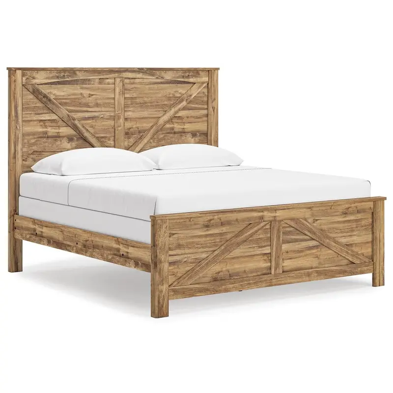 Ashley Maystonna King Crossbuck Panel Bed – Pcb1580B6 1