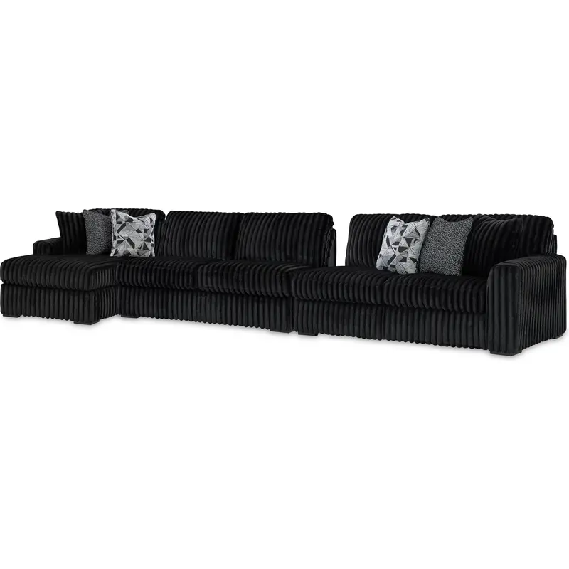 Ashley Midnight-Madness 98103S10 L-Shaped Sectional Sofa With Chaise 1