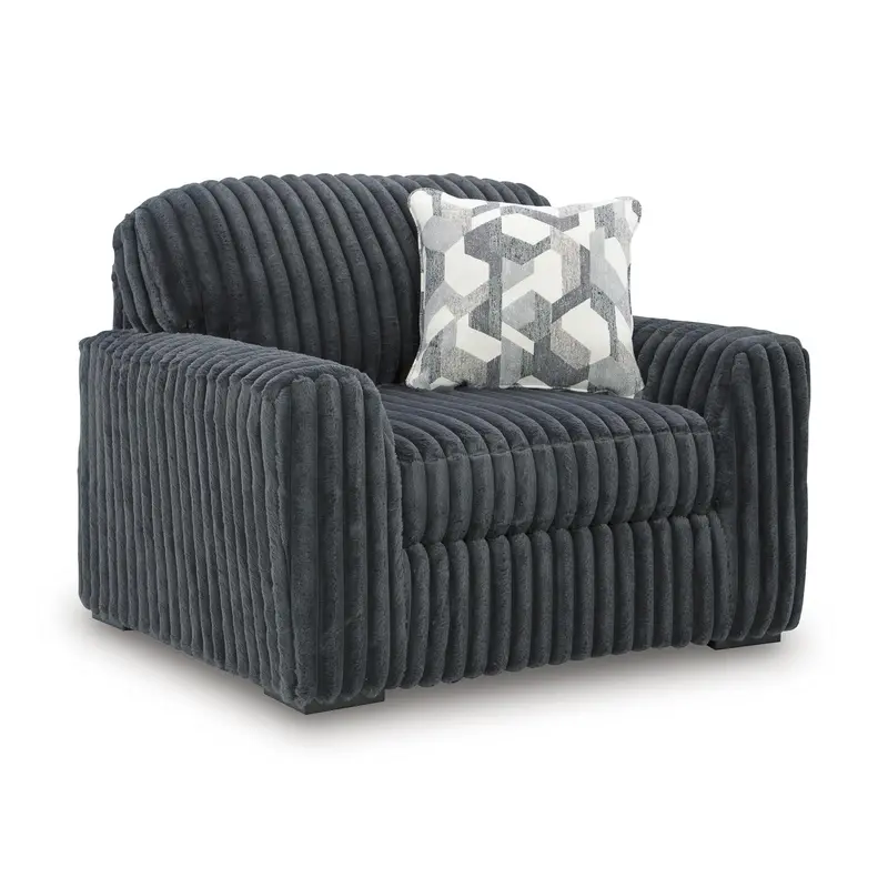 Ashley Midnight-Madness Chair-And-A-Half With Deep Seating – Model 9810523 1