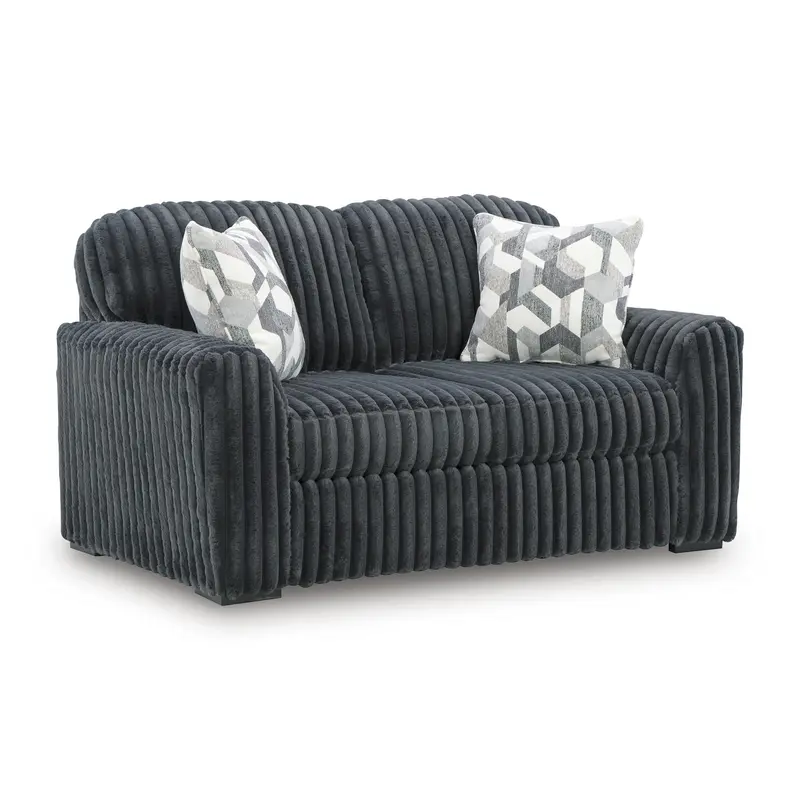 Ashley Midnight-Madness Compact Loveseat For Small Spaces – Model 9810535 1
