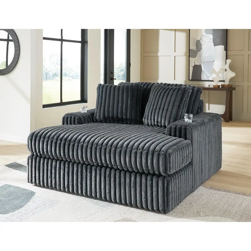 Ashley Midnight-Madness Oversized Reclining Chaise Lounge – Model 9810515 1