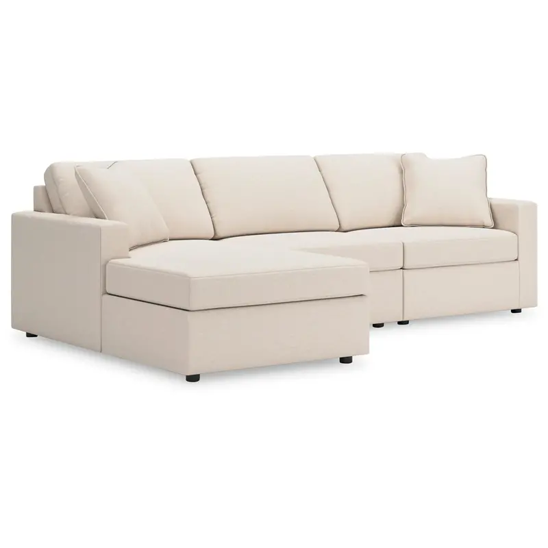 Ashley Modmax 92103S17 Curved 3-Piece Sectional With Chaise Seat 1