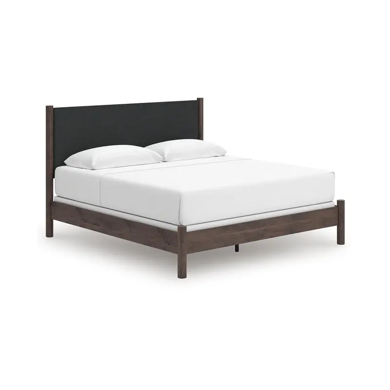 Ashley Pamytta Pcb2614B29 King Upholstered Panel Bed – Soft-Touch Finish 1