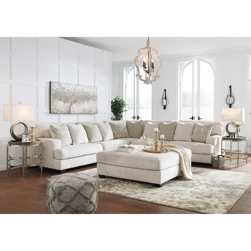 Ashley Rawcliffe 19604U2 Living Room Set – Four-Piece Sofa, Chairs & Coffee Table Arrangement 1