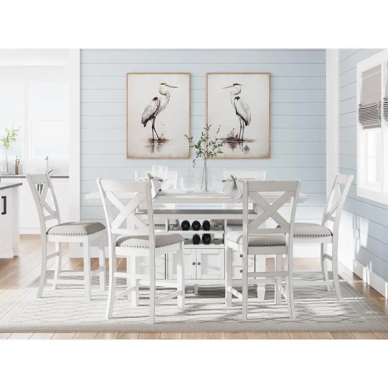 Ashley Robbinsdale D642 Counter Height Dining Set – 7-Piece 1