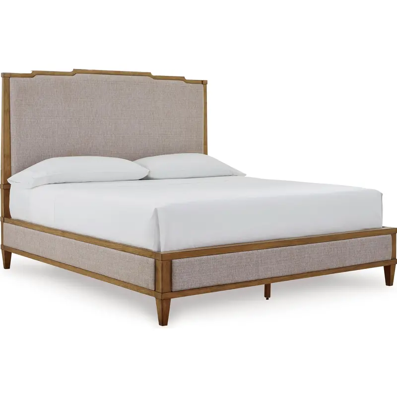 Ashley Sharlance B895B7 California King Upholstered Panel Bed – Clean-Line Bedroom Foundation 1