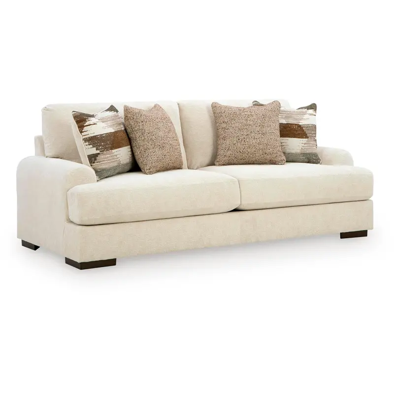 Ashley Signature Design Jayne Park Stationary Fabric Sofa – Three-Seater Living Room Couch (Pc8150638) 1