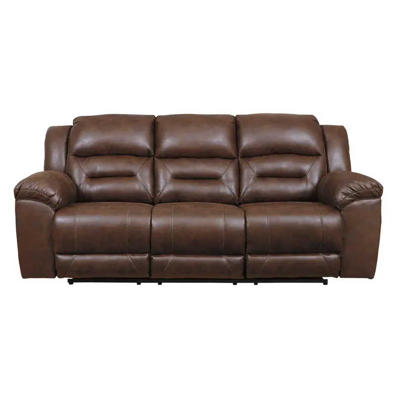Ashley Stoneland 3990488C Reclining Sofa With Power Headrests 1