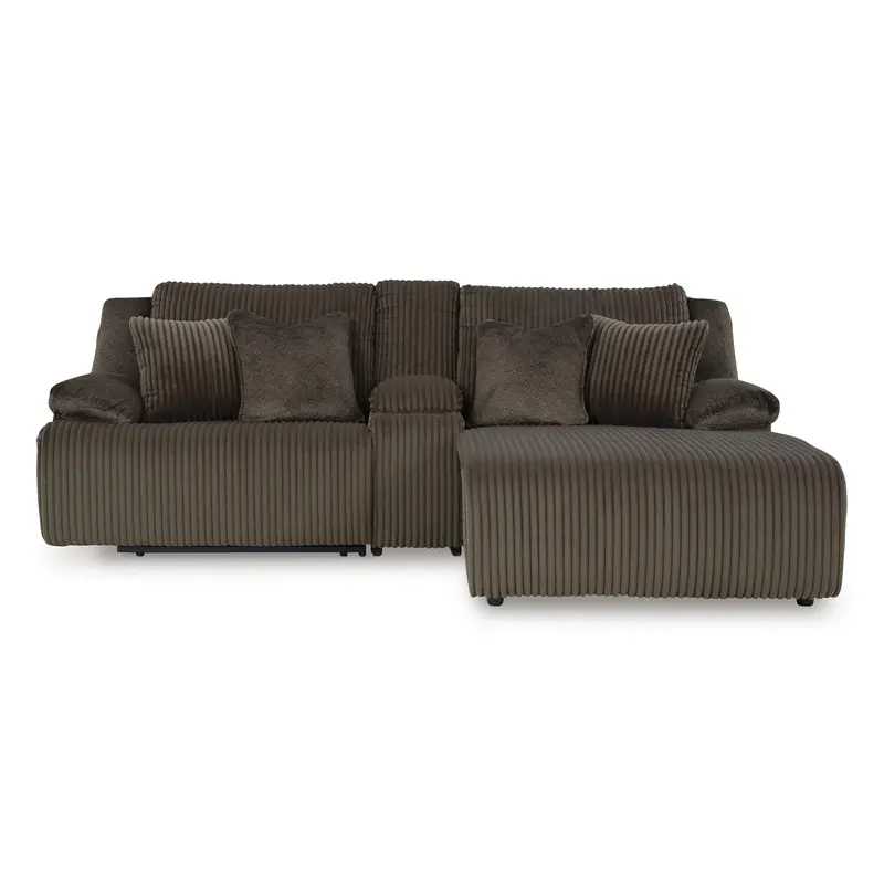 Ashley Top Tier 92705S4 3-Piece Reclining Sectional Sofa Featuring Chaise – Flexible Comfort Design 1