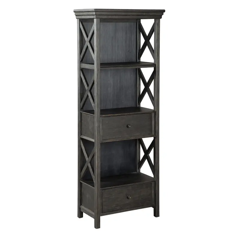 Ashley Tyler Creek Glass-Front Display Cabinet – D736-76 1