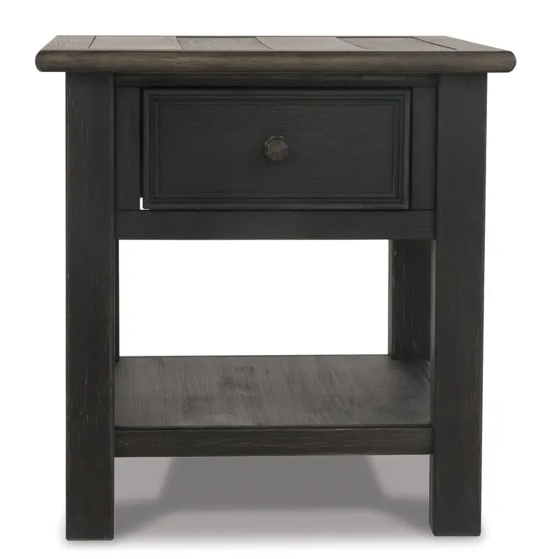 Ashley Tyler Creek T736T3 Living Room Set: Coffee Table, Two End Tables, And Console 1
