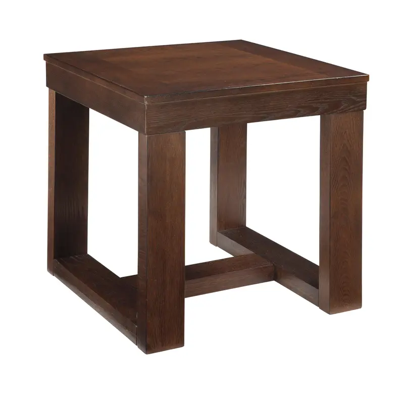 Ashley Watson End Table – Rectangular Wood-Tone Side Table 1