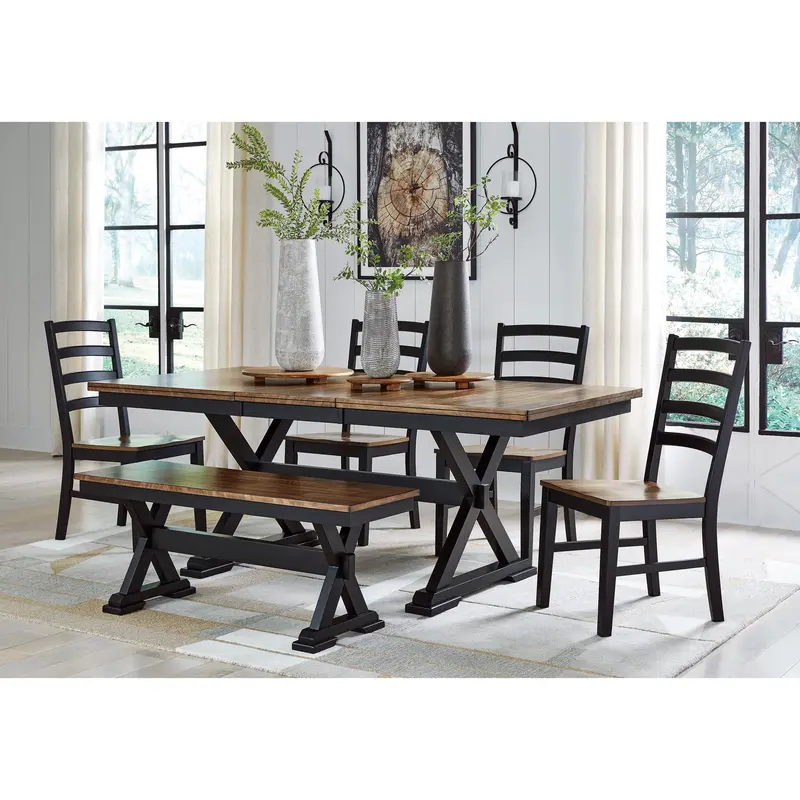 Ashley Wildenauer D634D2 Dining Set – 6-Piece 1