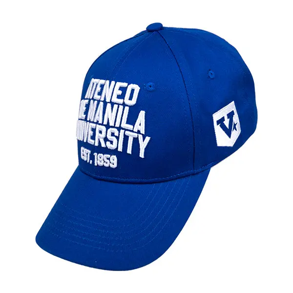 Ateneo De Manila Uaap Embroidered Cap – 'Established' Motif, Premium Cotton Blend 1