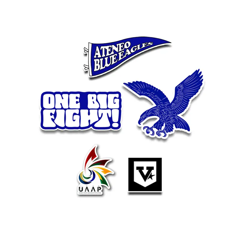 Ateneo De Manila Uaap Vinyl Sticker Pack – Waterproof & Durable 1