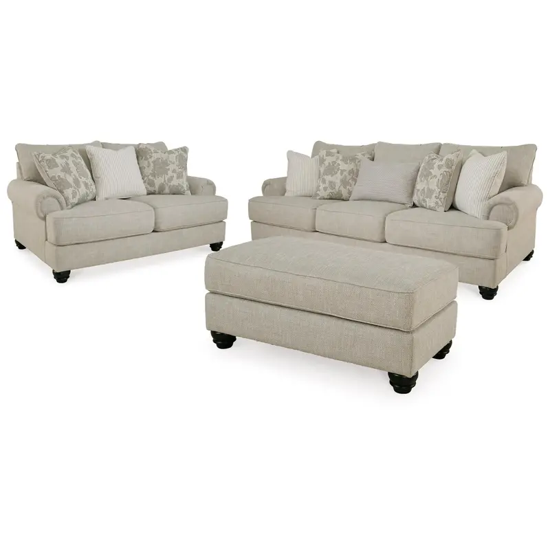 Benchcraft Asanti 13201U1 Three-Piece Living Room Set (Sofa, Loveseat, Ottoman) 1